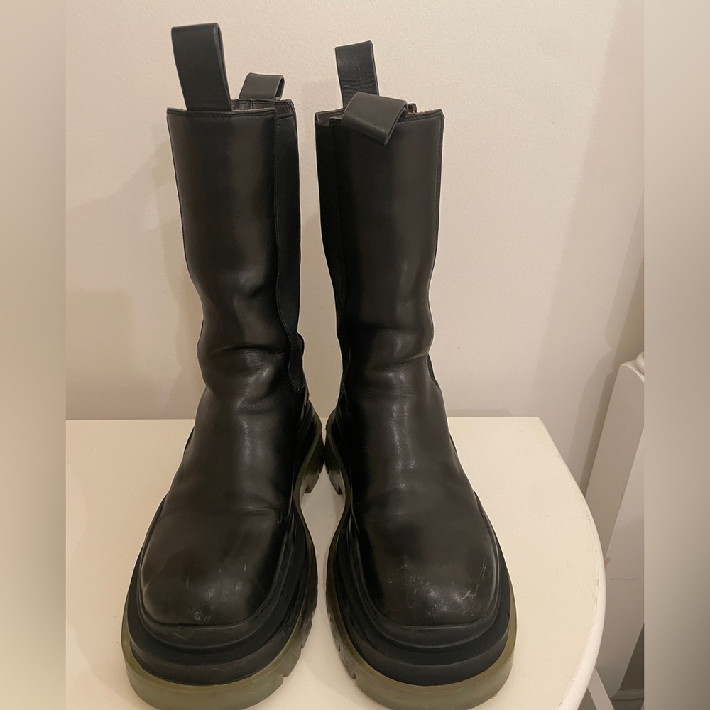 Bottega Veneta Black Ankle Boots